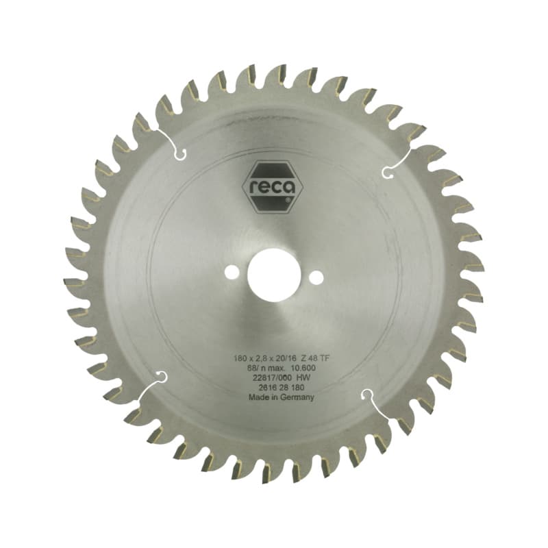 Multi-purpose circular saw blade, 48 teeth, 170 x 2.8 x 30 mm