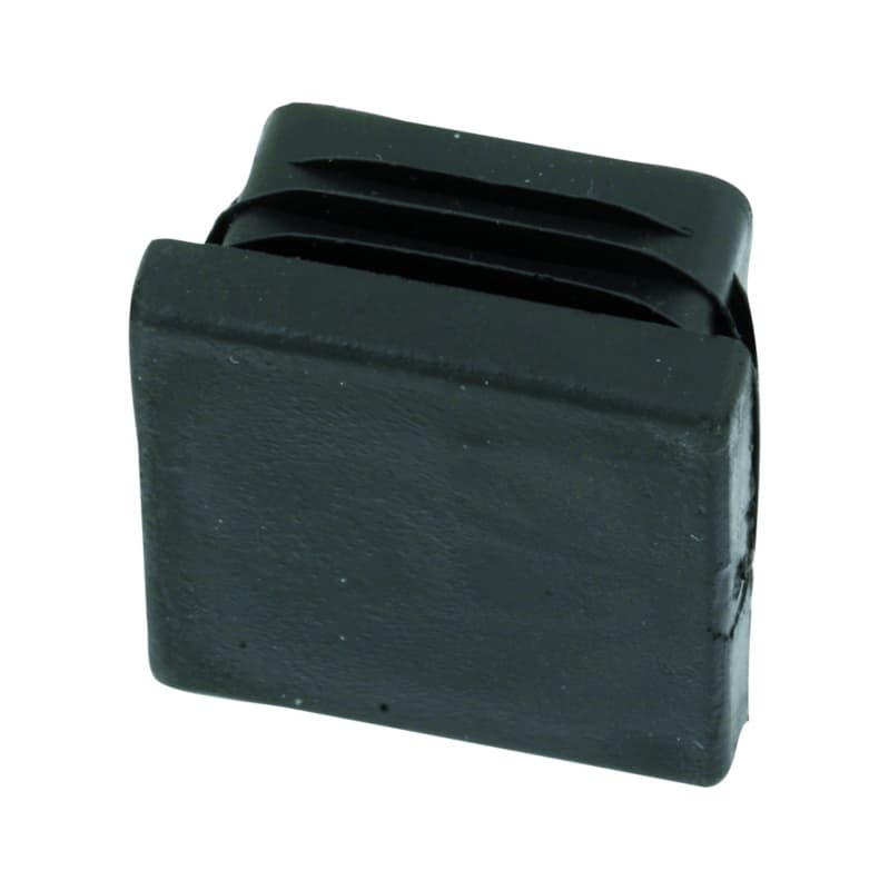 recamo rail end cap for toothed mounting rails, black, type 41 x 41