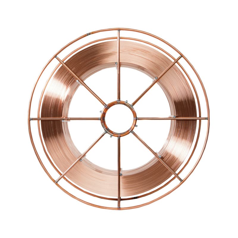 G3Si1 MIG welding wire for steel, 15 kg on basket coil BS300, 0.8 mm²