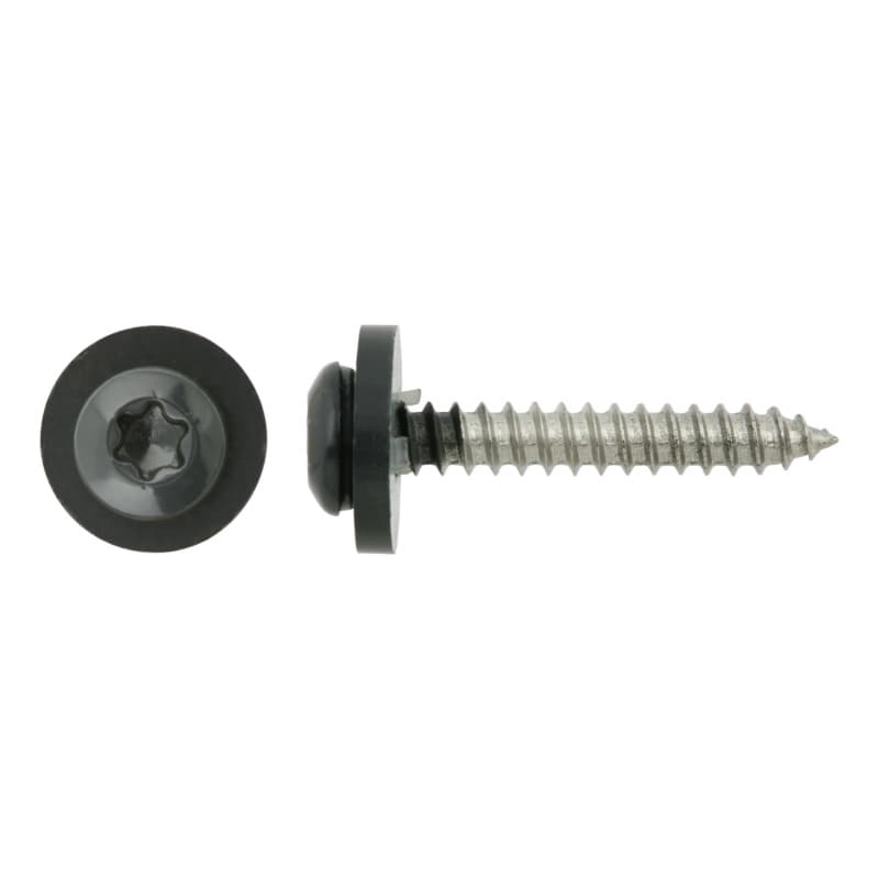 Cap-head window sill screw, A2, anthracite RAL 7016 3.9 x 25