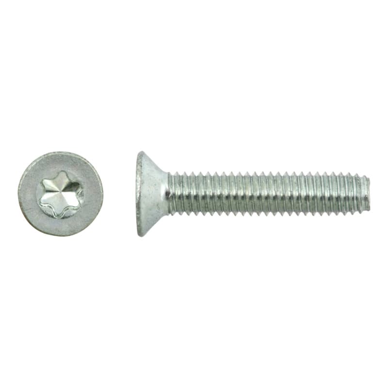 Self-tapping countersunk head screw, DIN 7500-ME, galvanised, TX 10 M3 x 6