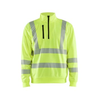 Sweatshirt Half-Zip Hi-Vis 3564 2538