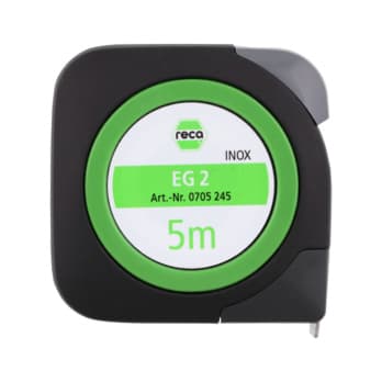 RECA tape measure with high-grade steel tape EG 2
