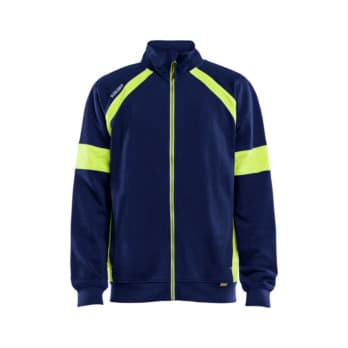 3567 1158 Sweatshirt with HiVis Full Zip