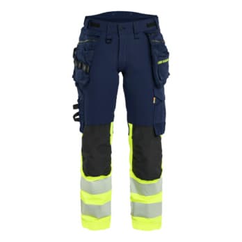 7025 1648 Women's trousers high vis 4-way stretch
