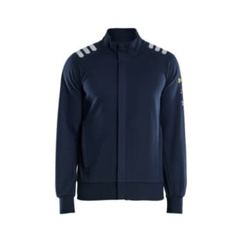 3453 1762 Flame retardant sweatshirt with zipper