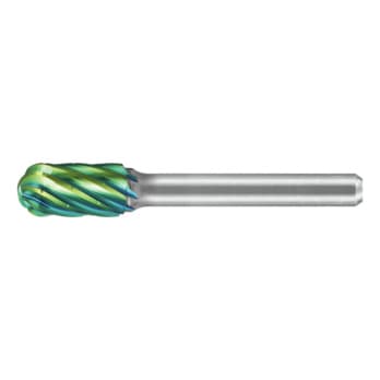 Carbide bur ultra rounded roller shape