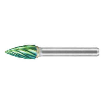 Carbide bur ultra, pointed tree shape
