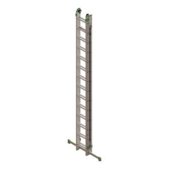 Rope-operated ladders