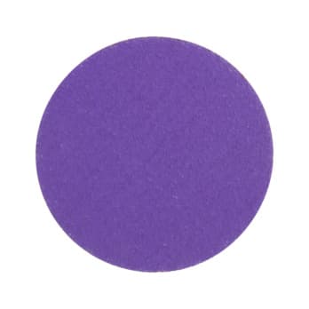 Ceramic hook-and-loop discs purple