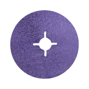 Purple ceramic fibre disc