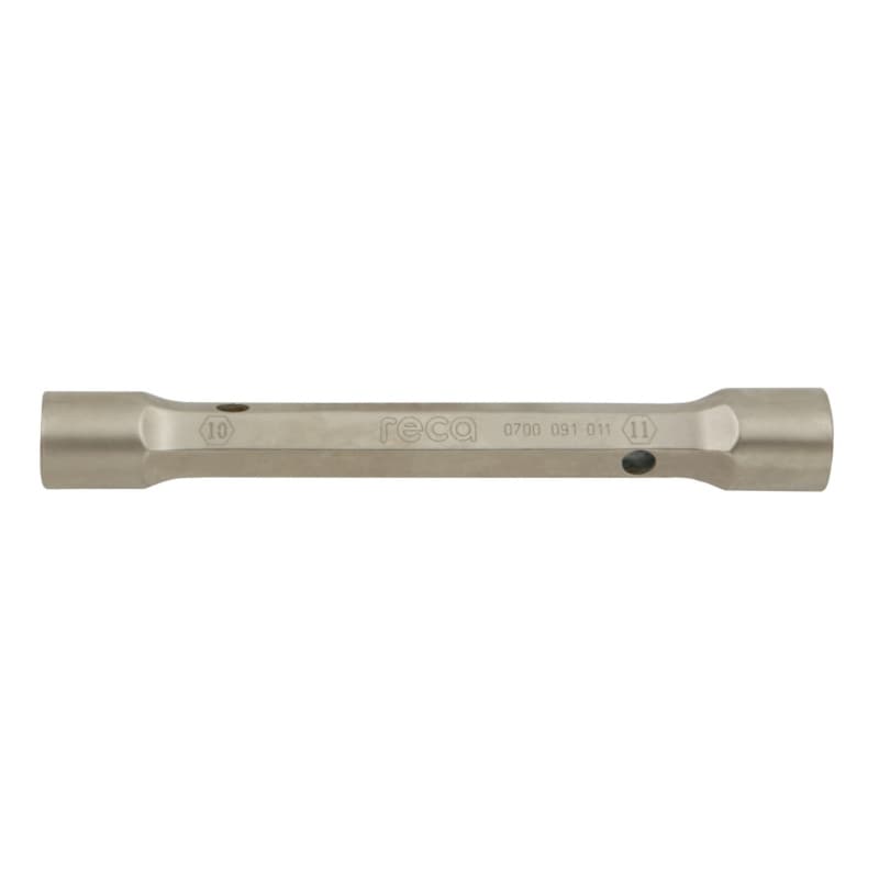 Double-ended socket wrench DIN 3110 10 x 11 mm