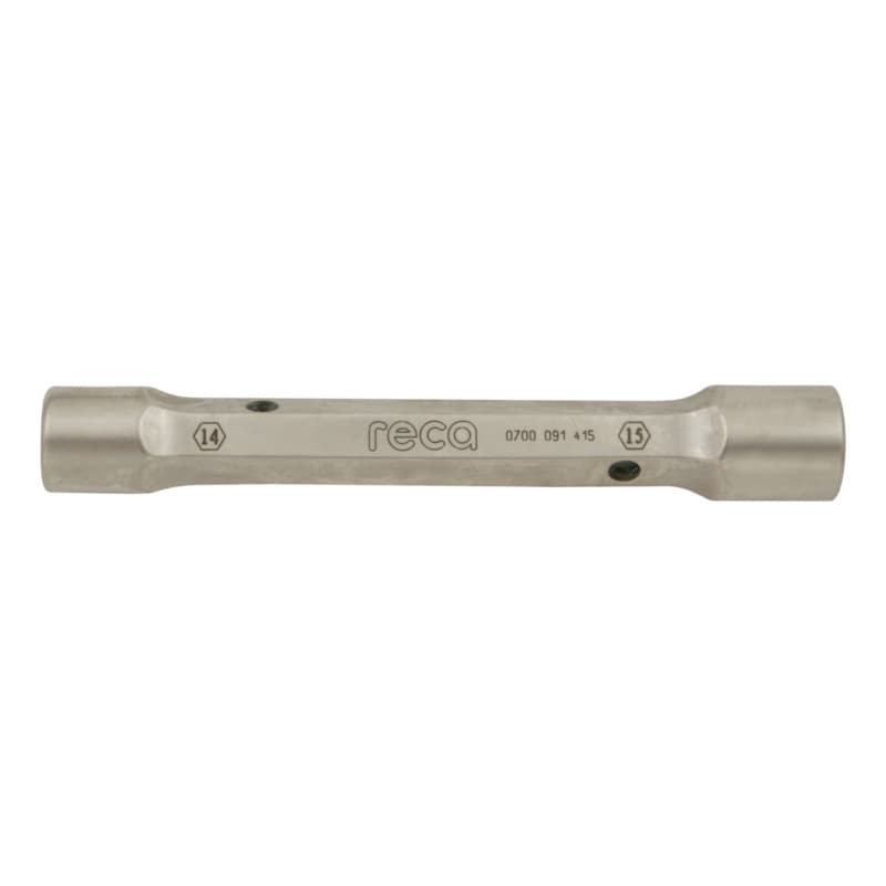 Double-ended socket wrench DIN 3110 14 x 15 mm