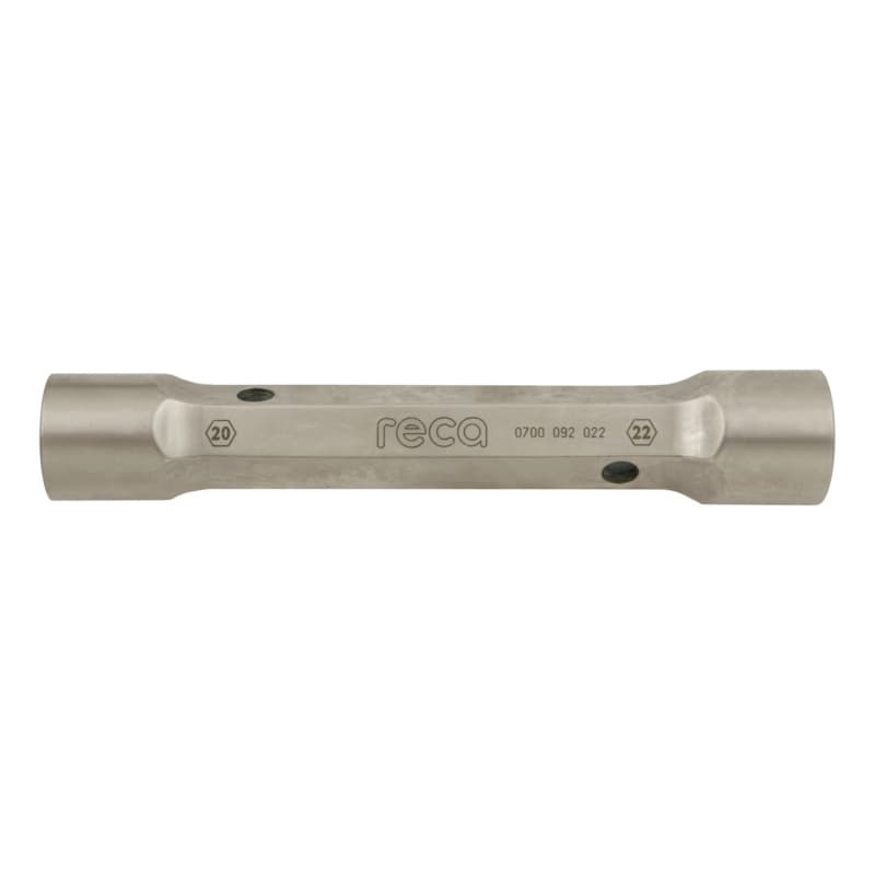 Double-ended socket wrench DIN 3110 20 x 22 mm