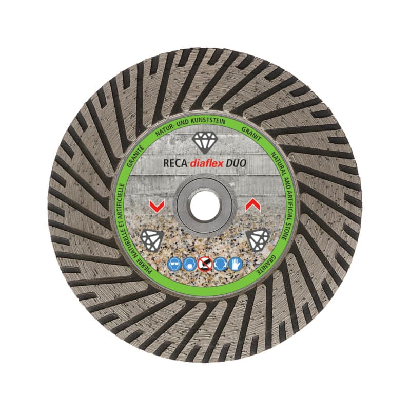 diaflex DUO diamond cutting disc RS10B for cutting and grinding 125 / M 14