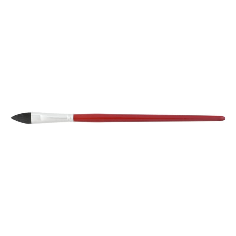Fine-hair repair brush, cat’s tongue shape, no. 8