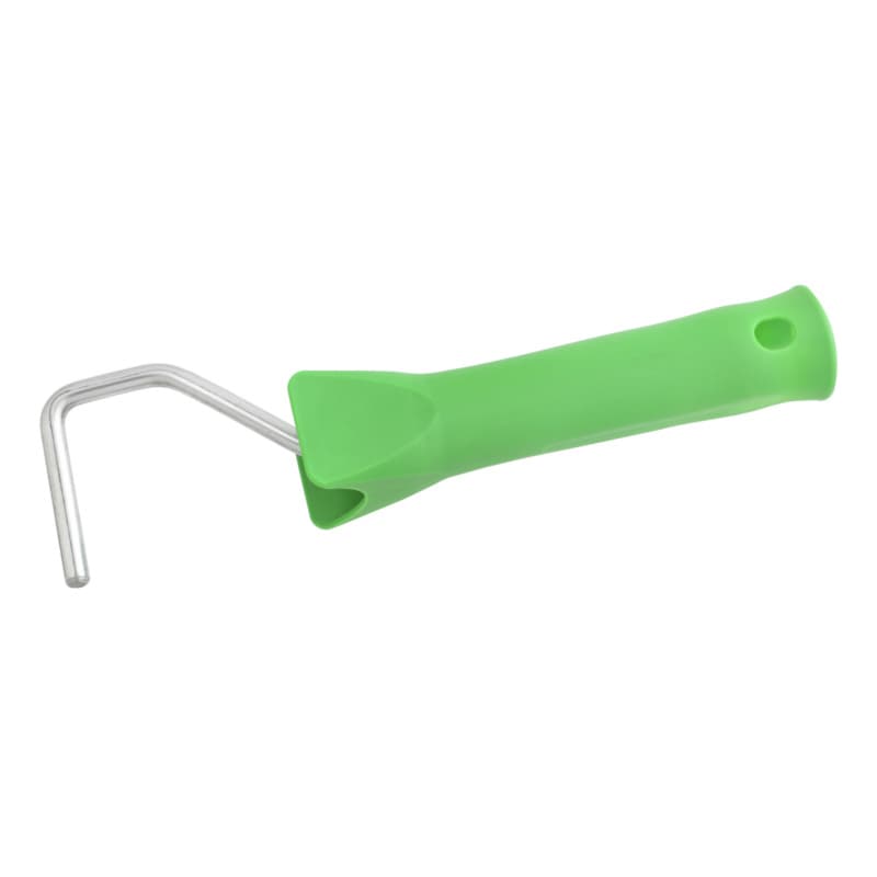 Radiator roller handle, 6 mm round steel, zinc-plated, 5 cm/20 cm