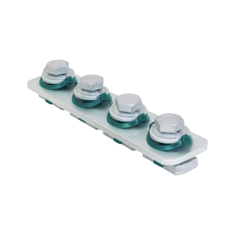 recamo rail connector for toothed mounting rail, type 41, pre-assembled, galv