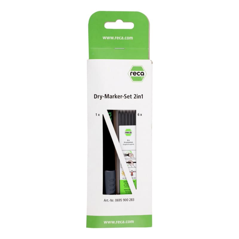 RECA dry marker set 2-in-1