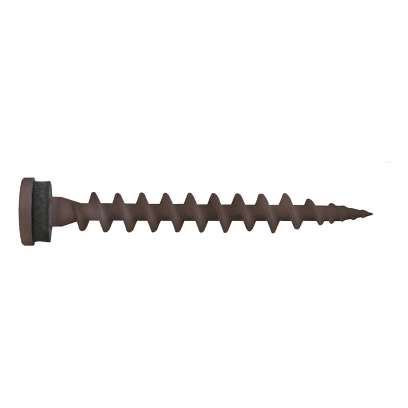 IPS insulated panel screw Sepia brown, RAL 8014, TX 25 80 mm