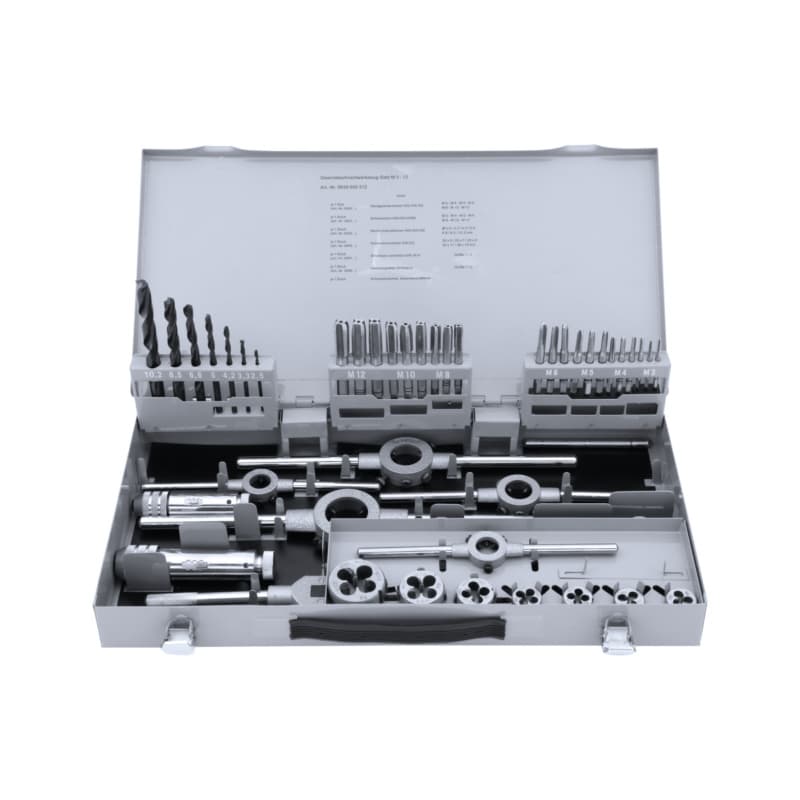 Thread cutter, HSS, assortment, M3–M12