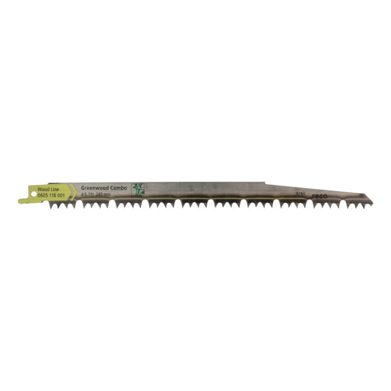 RECA sabre saw blade Greenwood Combo tooth pitch 4/5 TPI / ZpZ length 240 mm