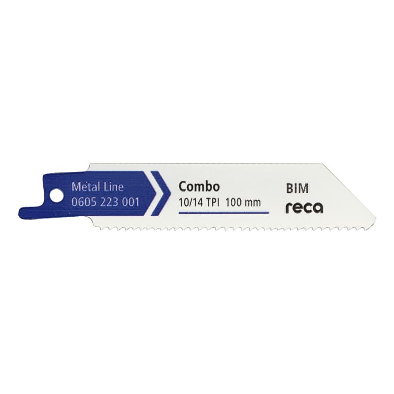 RECA sabre saw blade Combo 10/14 tooth pitch 10/14 TPI / ZpZ length 100 mm