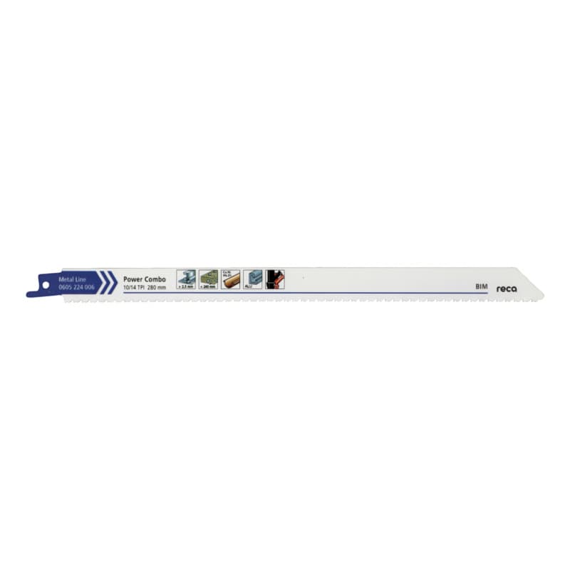 RECA sabre saw blade Power Combo 10/14 Metal Line length 280 mm