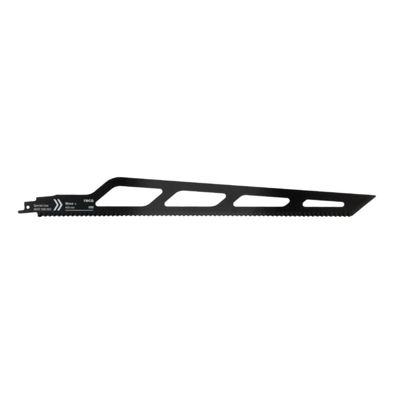 RECA sabre saw blade Wave+ tooth pitch serrated edge, Special Line length 400 mm
