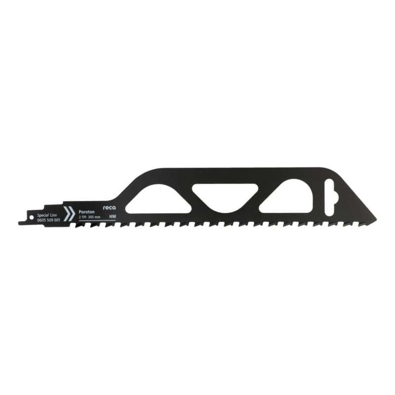 RECA sabre blade, Poroton, tooth pitch 2 TPI / ZpZ, Special Line length 305 mm