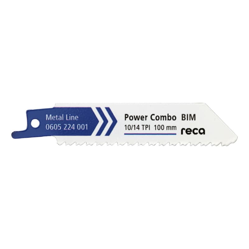 RECA sabre saw blade Power Combo 10/14 Metal Line length 100 mm