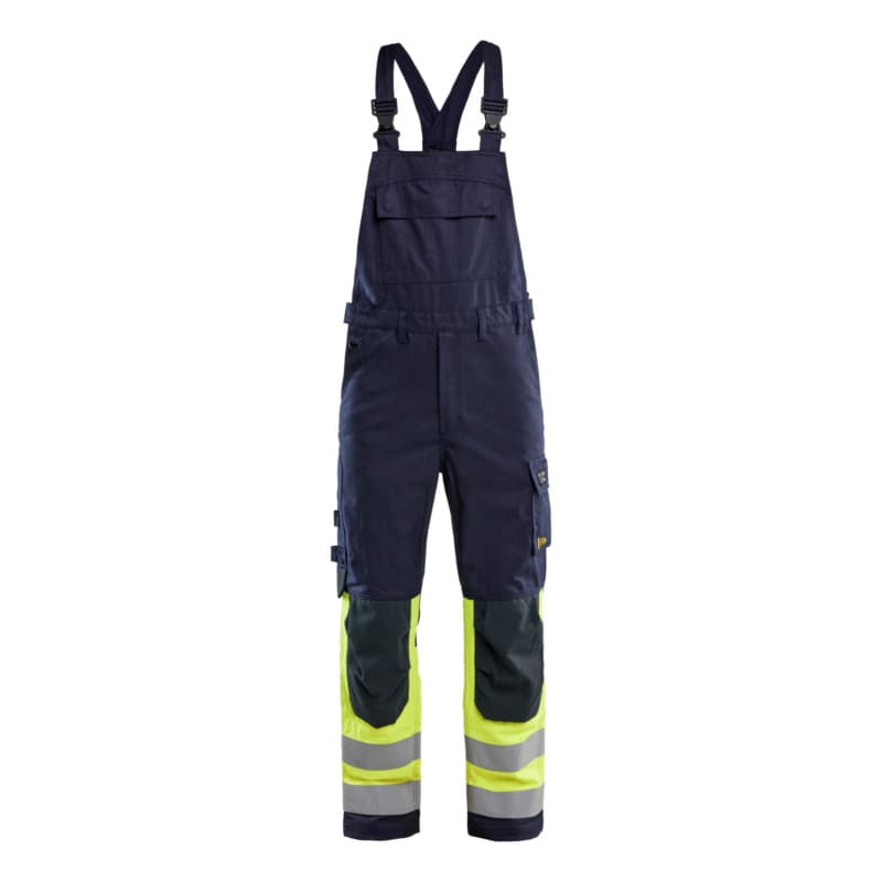 Multinorm Dungarees Inherent Navy Blue/High Vis Yellow 2888 1512 8933 C66