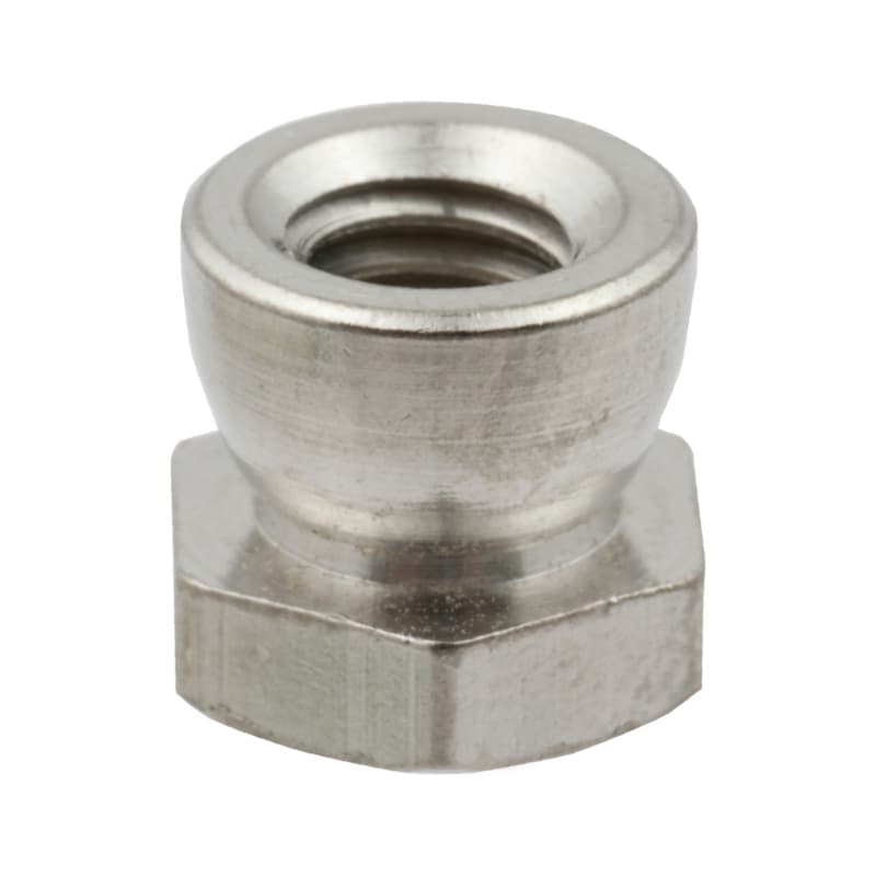 Shear nut, A2 M6 10 AF