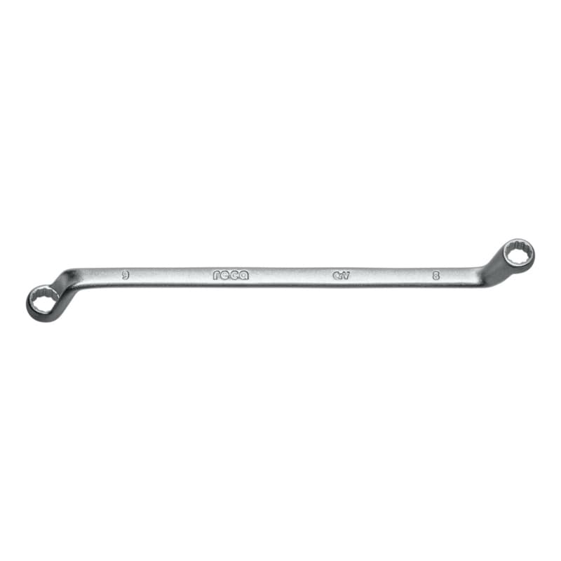 RECA double-end box wrench DIN 838 offset 8x9 mm
