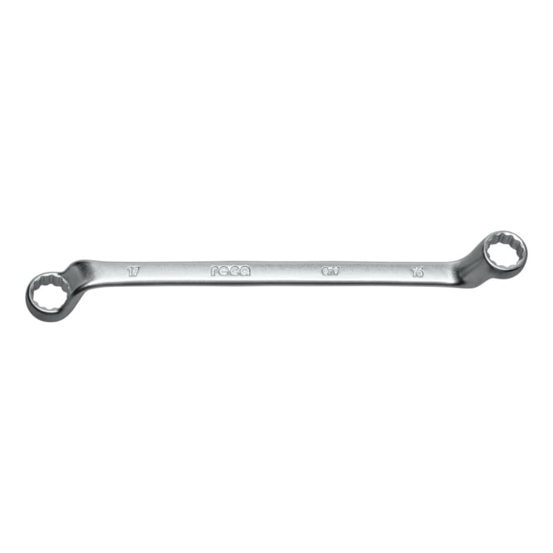RECA double-end box wrench DIN 838 offset 16x17 mm