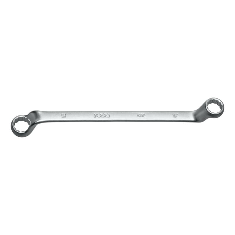 RECA double-end box wrench DIN 838 offset 17x19 mm