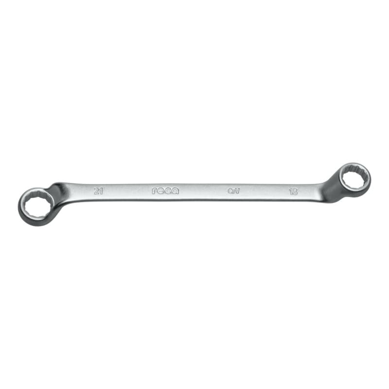 RECA double-end box wrench DIN 838 offset 18x21 mm
