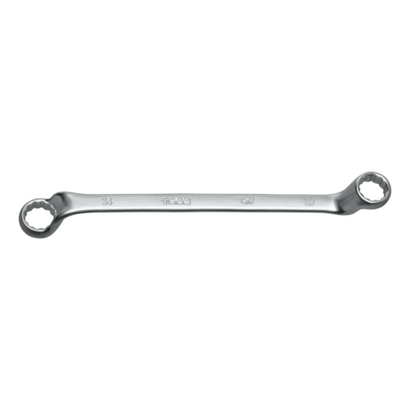 RECA double-end box wrench DIN 838 offset 22x24 mm