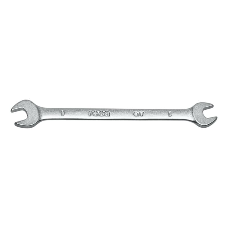 RECA double open-end wrench DIN 3110 8x9 mm