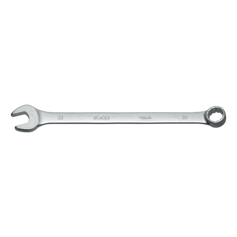 RECA combination wrench long DIN 3113 angled, long version 22 mm