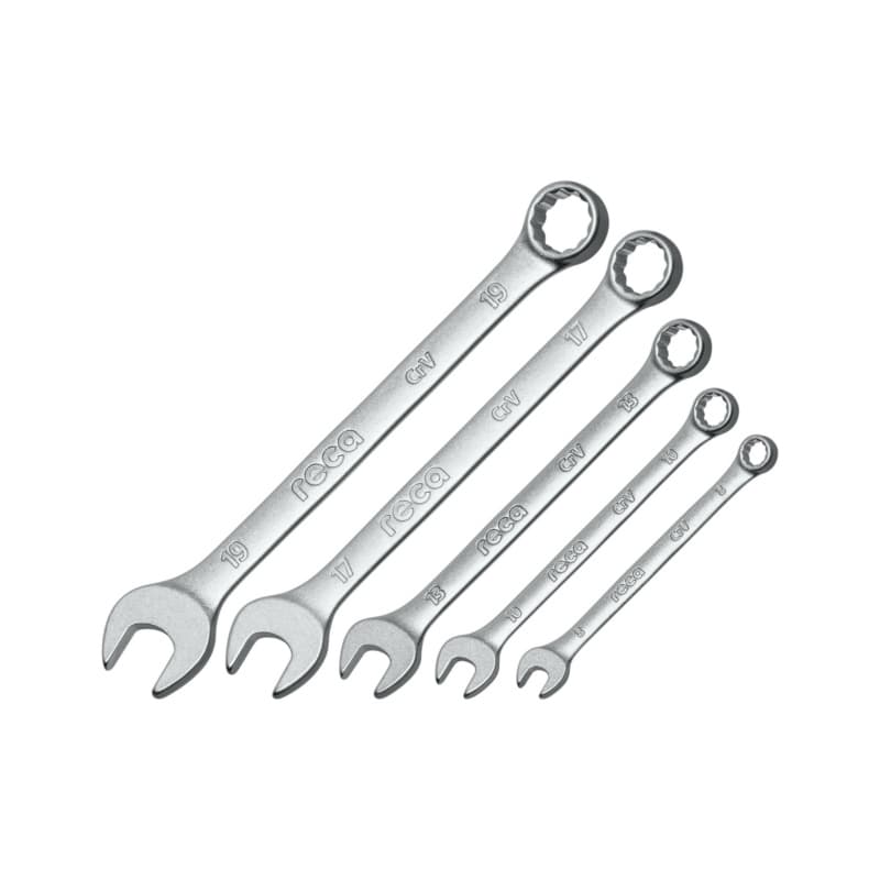 RECA combination wrench set DIN 3113 5 pieces (size 8-19 mm)