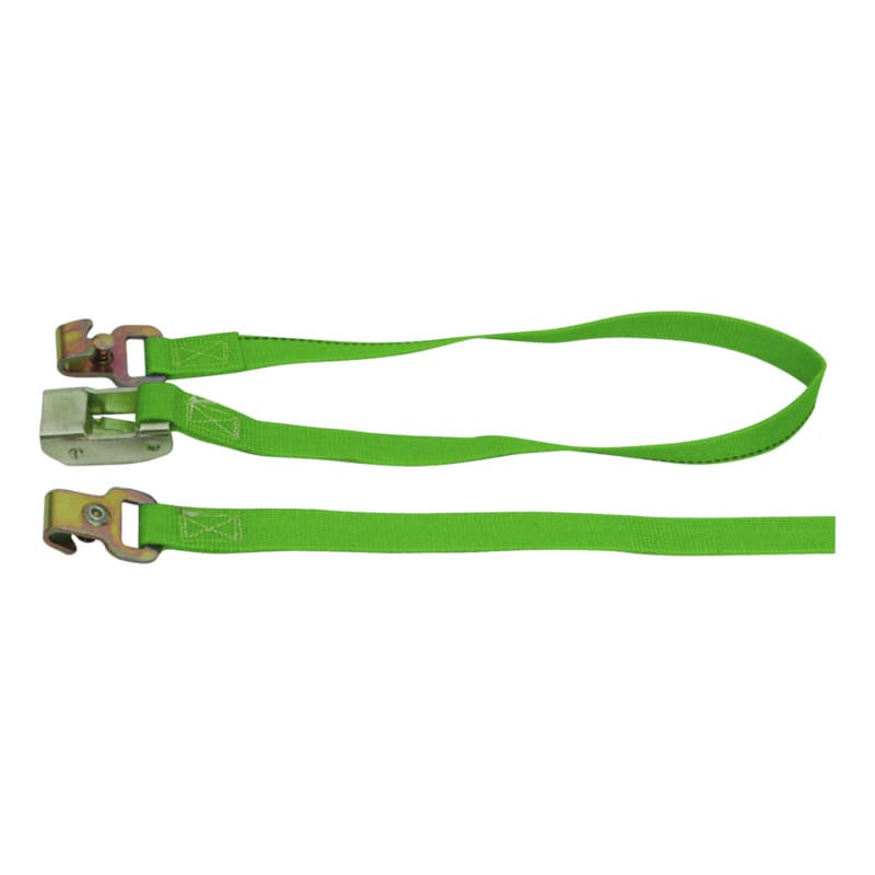 Cam buckle strap, 3,000 mm, with 2 hooks for rod lashing tab - 250 daN