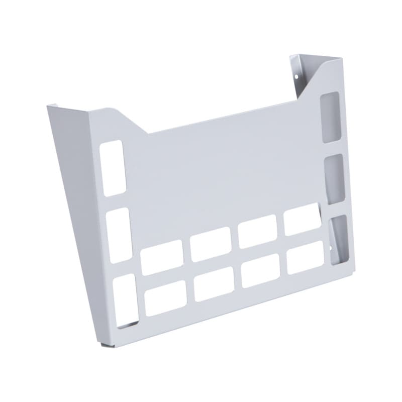 Brochure holder/storage compartment for pap. A4, 255x345x30/70 mm landscape