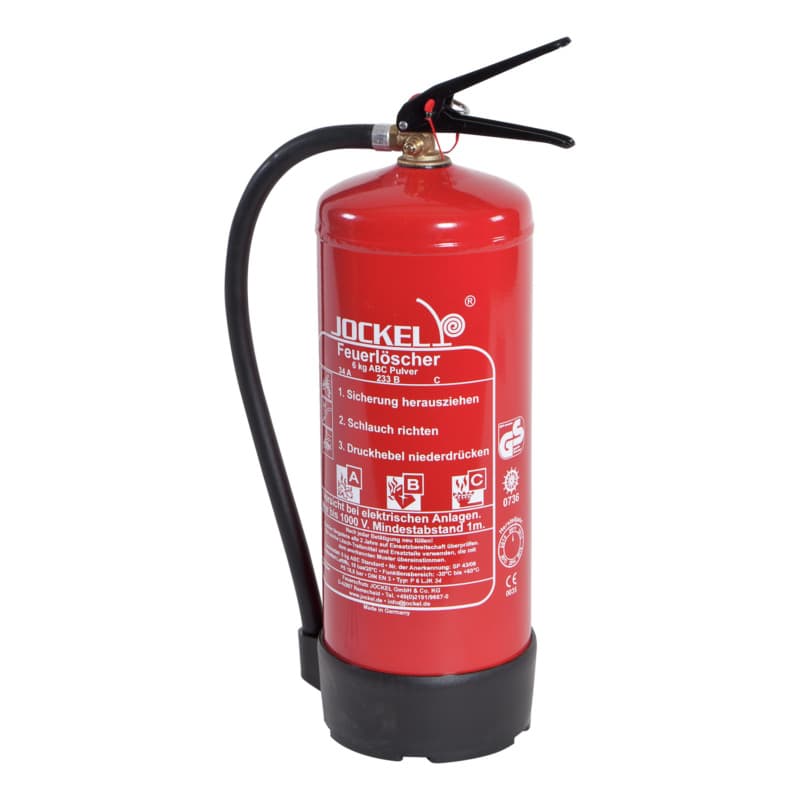 Fire extinguisher 6 kg incl. CAR mount
