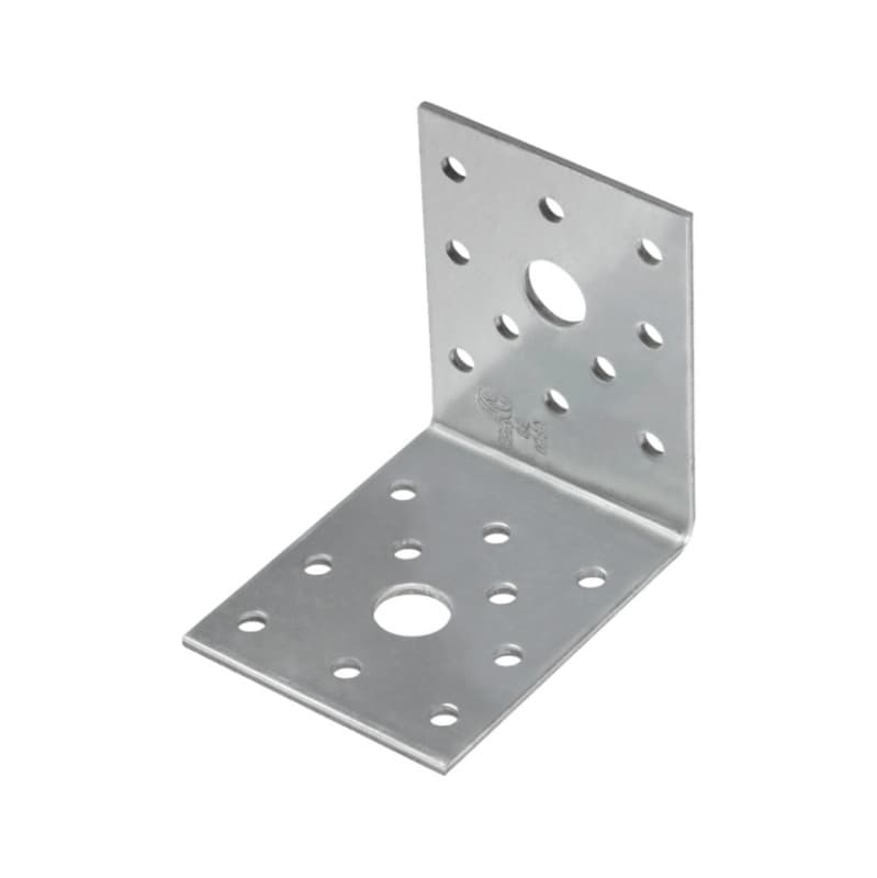 Angle connector without bar 50, galvanised steel, ETA-09/0355, 35x50x50x2.5