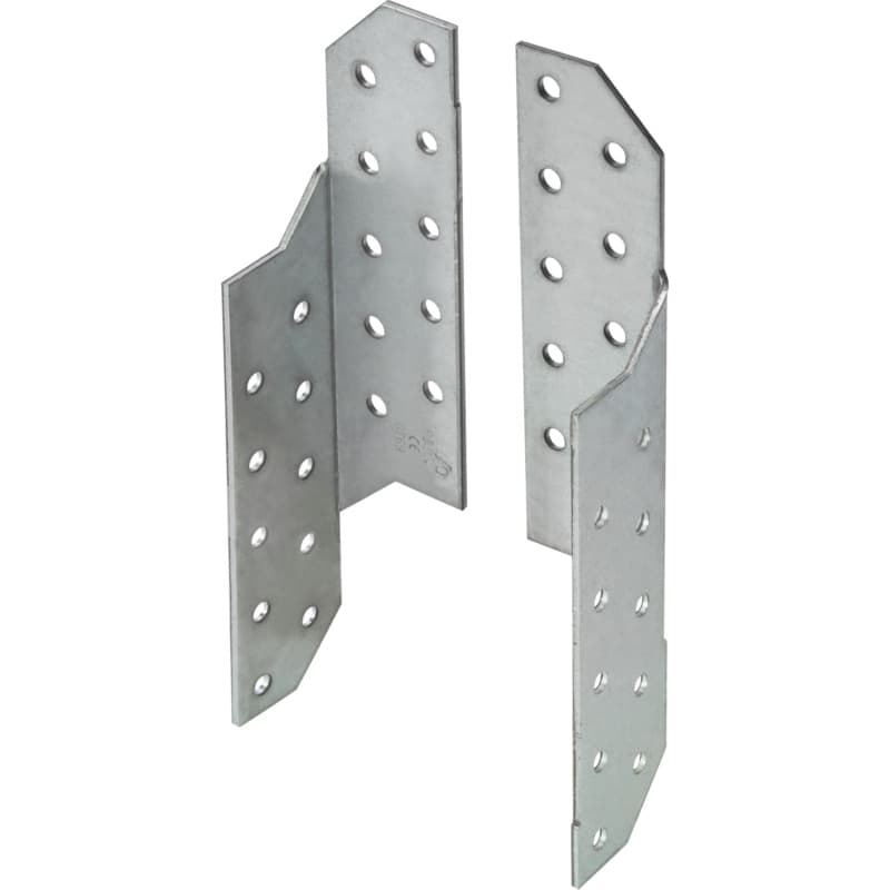 Rafter-to-purlin connector, r/l 170, galv.steel, ETA-14/0105, 35x170x35 mm
