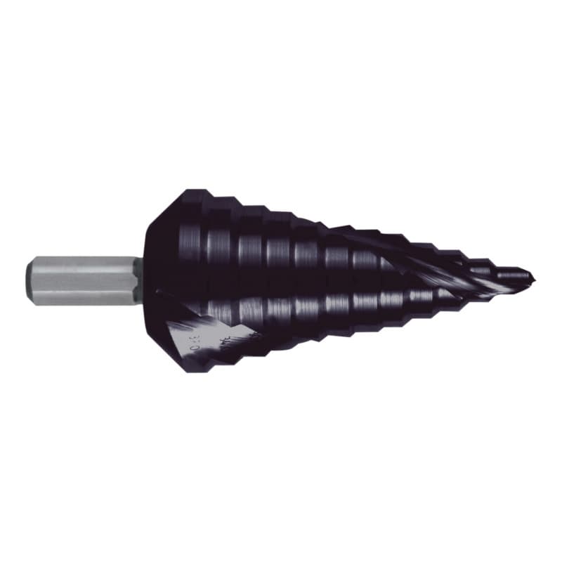 Stepped drill bit HSS TiAlN, through hole, PG 7–29