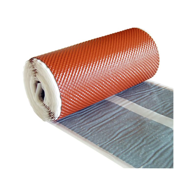 Aluflex textured brown, wall and chimney connection, 280 mm x 5 m