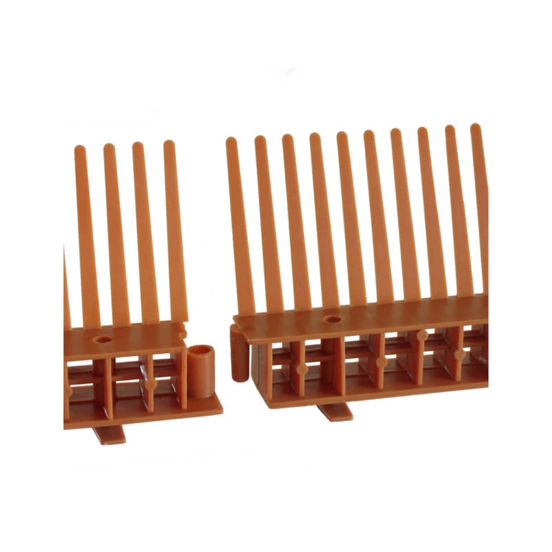Eaves protector, brown, with comb, 1 m