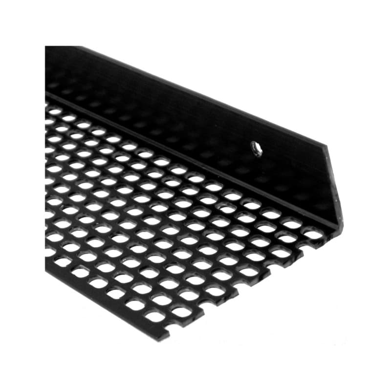Ventilation profile, PVC, 2.5-m length, brown, 30 x 30 mm x 2.5 m
